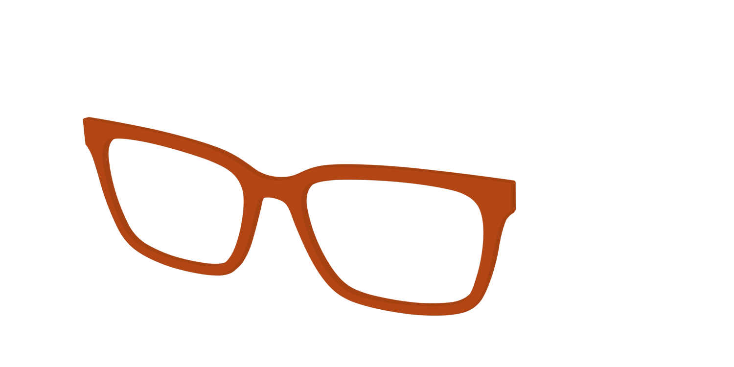 The Burnt Orange - Angle Top Image - Pair Eyewear