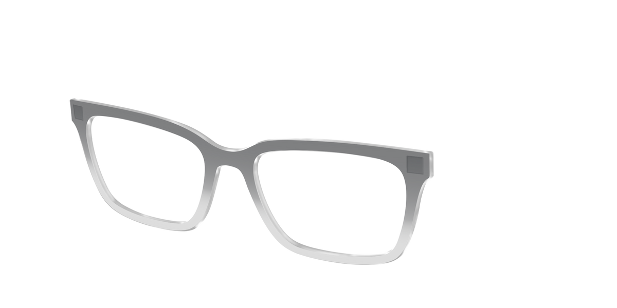 The Charcoal to Light Gray Gradient Crystal - Angle Top Image - Pair Eyewear