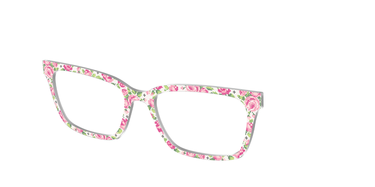 The Cross-Stitch Petals - Angle Top Image - Pair Eyewear