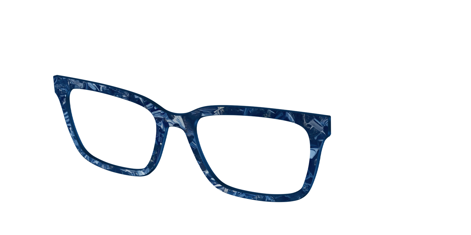 The Deep Slate Pearl Marble - Angle Top Image - Pair Eyewear