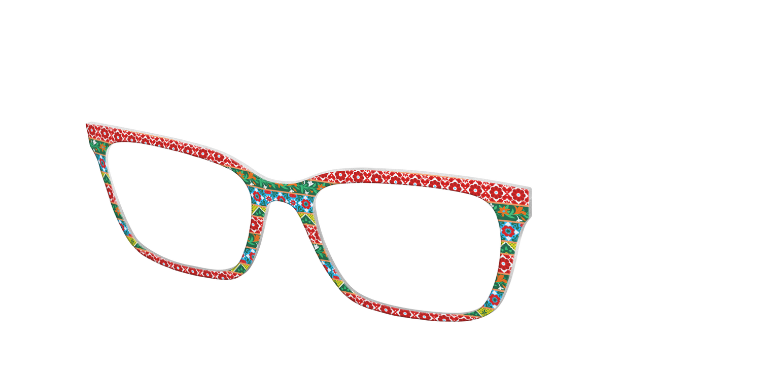 The Floral Ribbons - Angle Top Image - Pair Eyewear