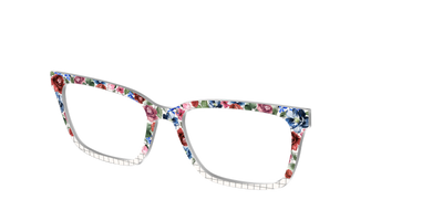 The Graph Paper Floral - Angle Top Thumbnail - Pair Eyewear