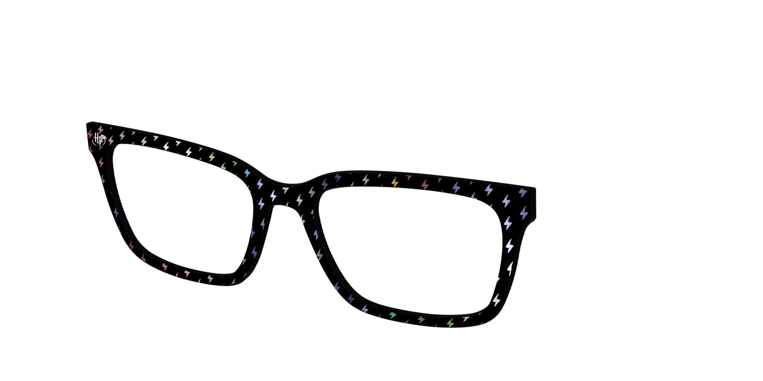 The Holographic Lightning Bolts - Angle Top Image - Pair Eyewear