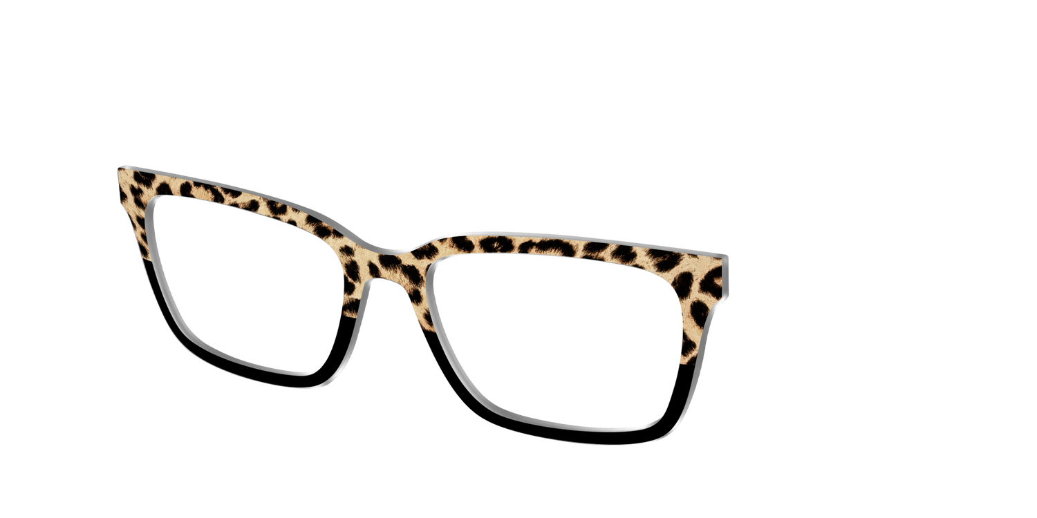 The Leopard Spots Split - Angle Top Image - Pair Eyewear