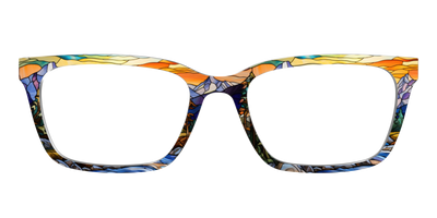 The Mountainscape Stained Glass - Front Top Thumbnail - Pair Eyewear