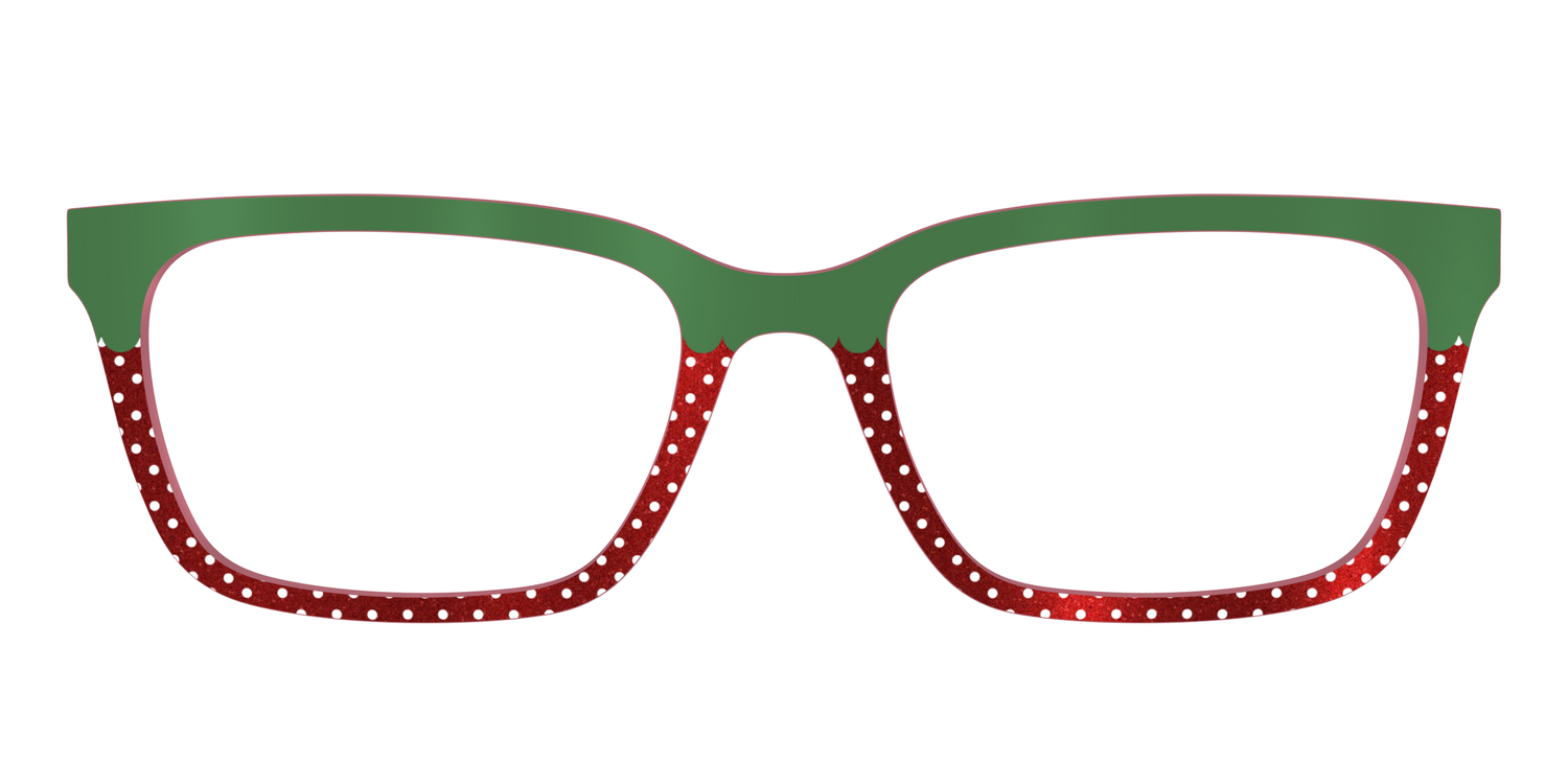 The Shimmer Strawberry - Front Top Image - Pair Eyewear