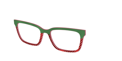 The Shimmer Strawberry - Angle Top Thumbnail - Pair Eyewear