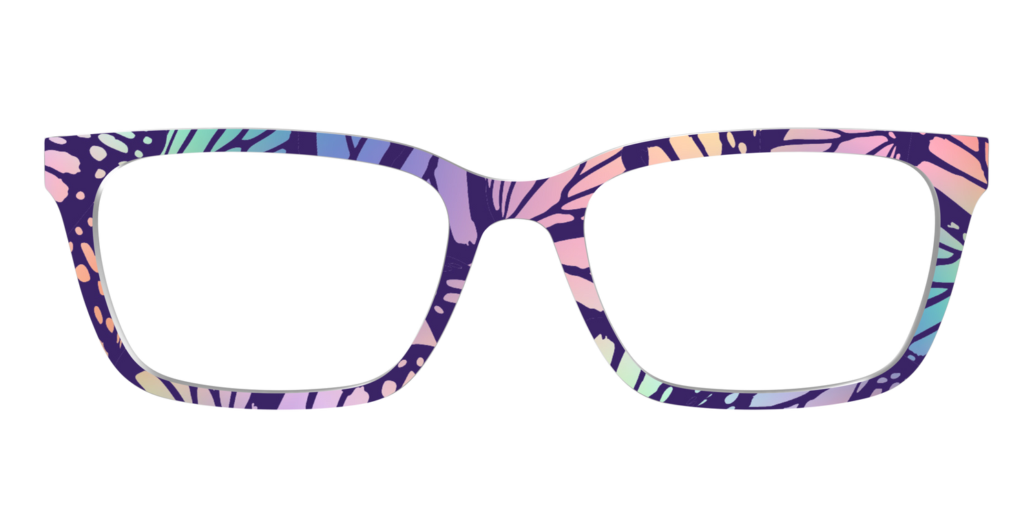 The Sorbet Wings Mosaic - Front Top Image - Pair Eyewear