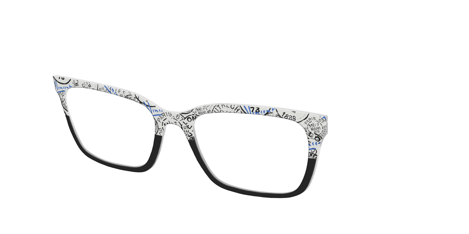 The Stamps Split - Angle Top Image - Pair Eyewear