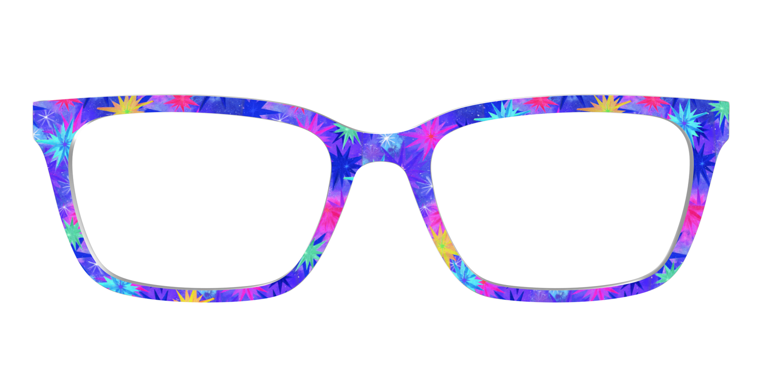 The Tie-Dye Starbursts - Front Top Image - Pair Eyewear