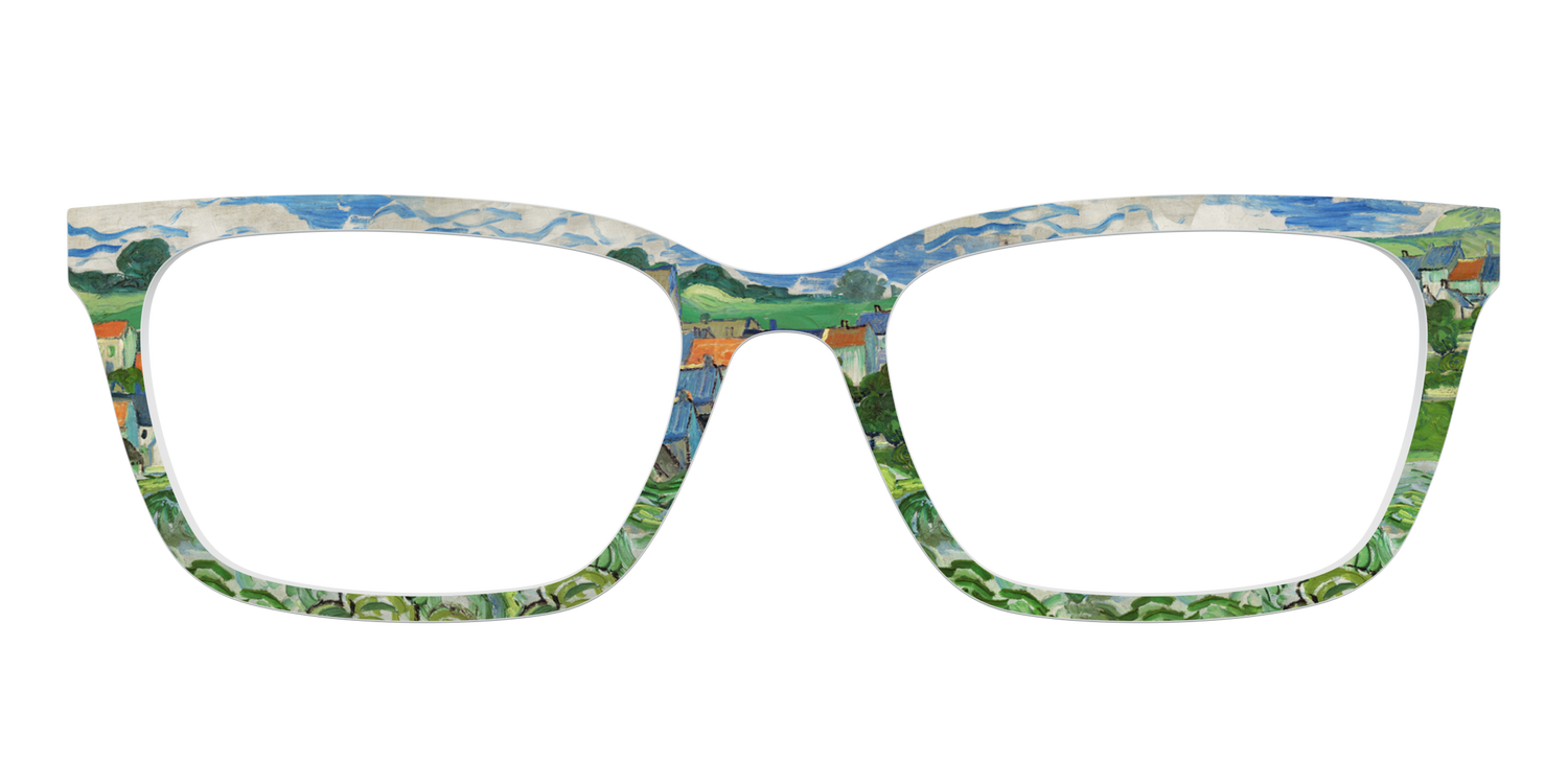 The View of Auvers-Sur-Oise - Front Top Image - Pair Eyewear