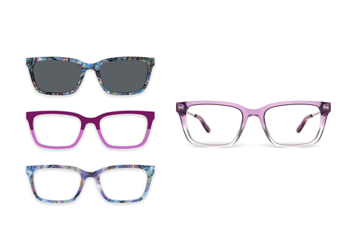 The Larkin - The Violet Wildflower Pairing Set - Pair Eyewear