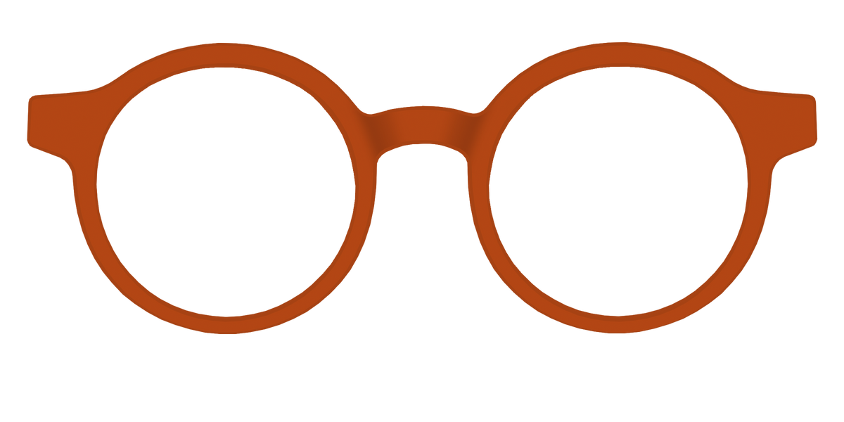 The Burnt Orange - Front Top Image - Pair Eyewear