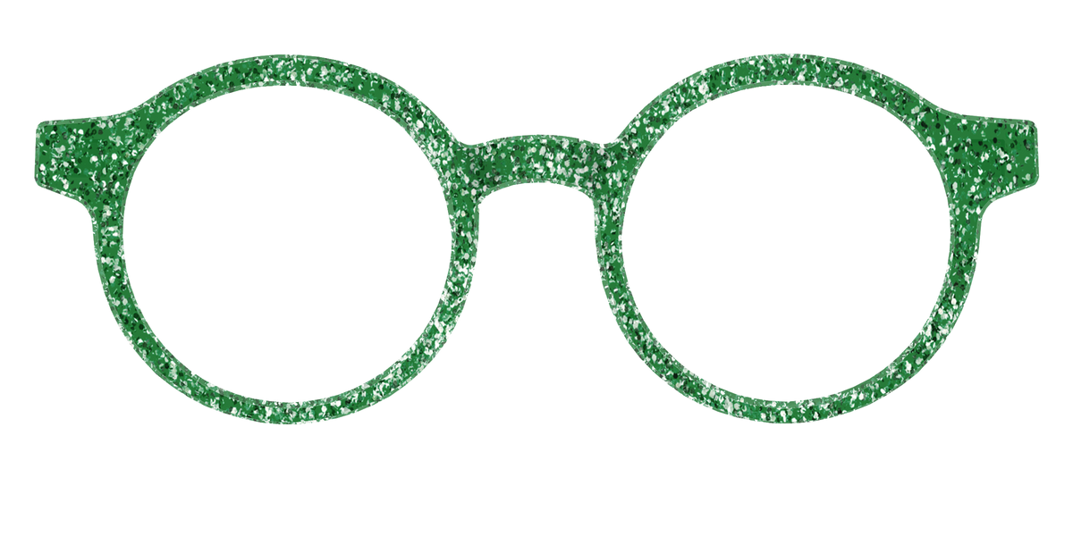 The Emerald Sparkle - Front Top Image - Pair Eyewear