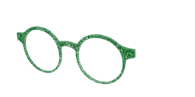 The Emerald Sparkle - Angle Top Thumbnail - Pair Eyewear