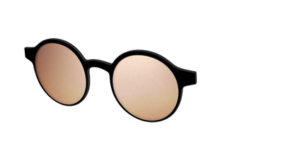The Polarized Gold Reflective Sun Top - Angle Top Thumbnail - Pair Eyewear