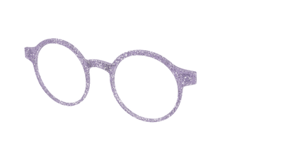 The Lavender Sparkle - Angle Top Thumbnail - Pair Eyewear