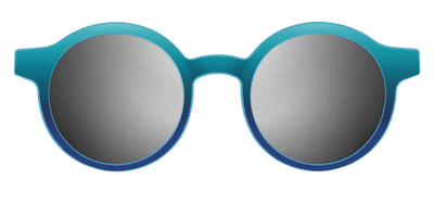 The Polarized Ocean Blue Sun Top - Front Top Thumbnail - Pair Eyewear