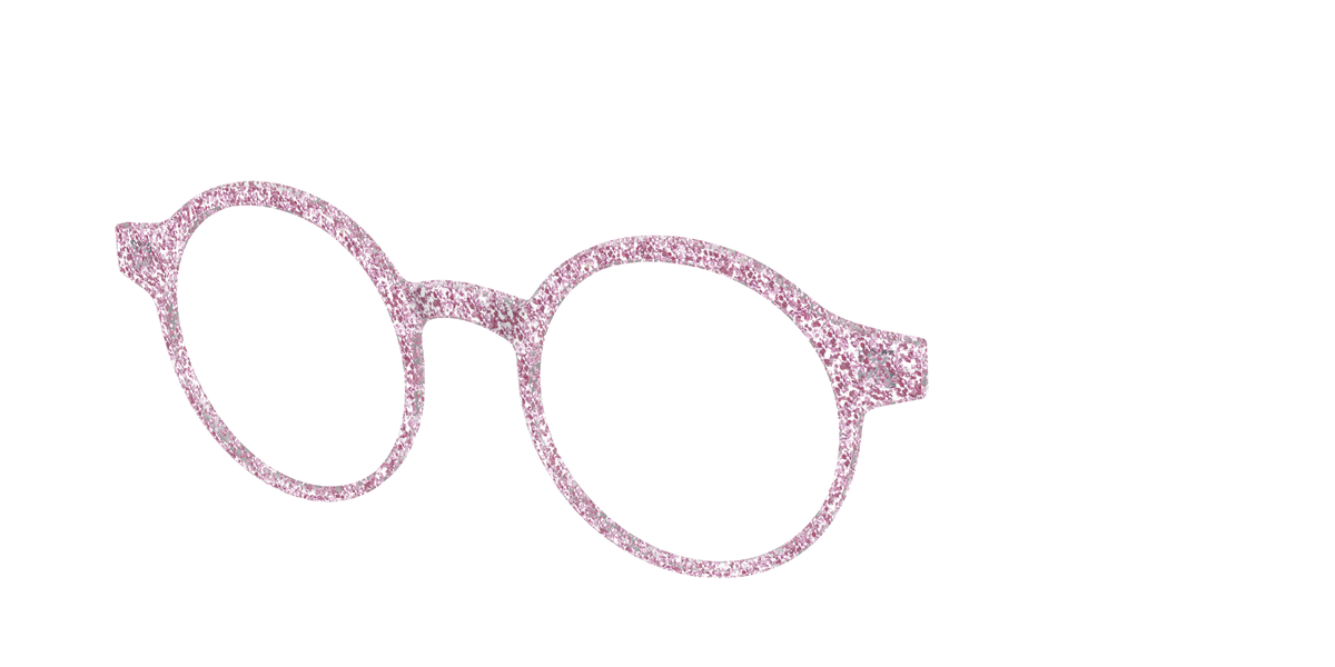 The Rose Gold Sparkle - Angle Top Image - Pair Eyewear
