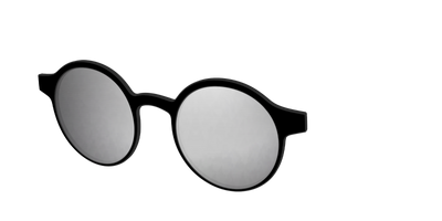 The Polarized Silver Reflective Sun Top - Angle Top Thumbnail - Pair Eyewear