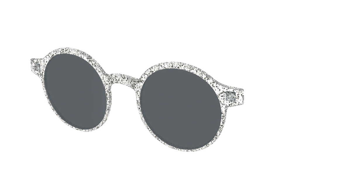 The Polarized Silver Sparkle Sun Top - Angle Top Image - Pair Eyewear