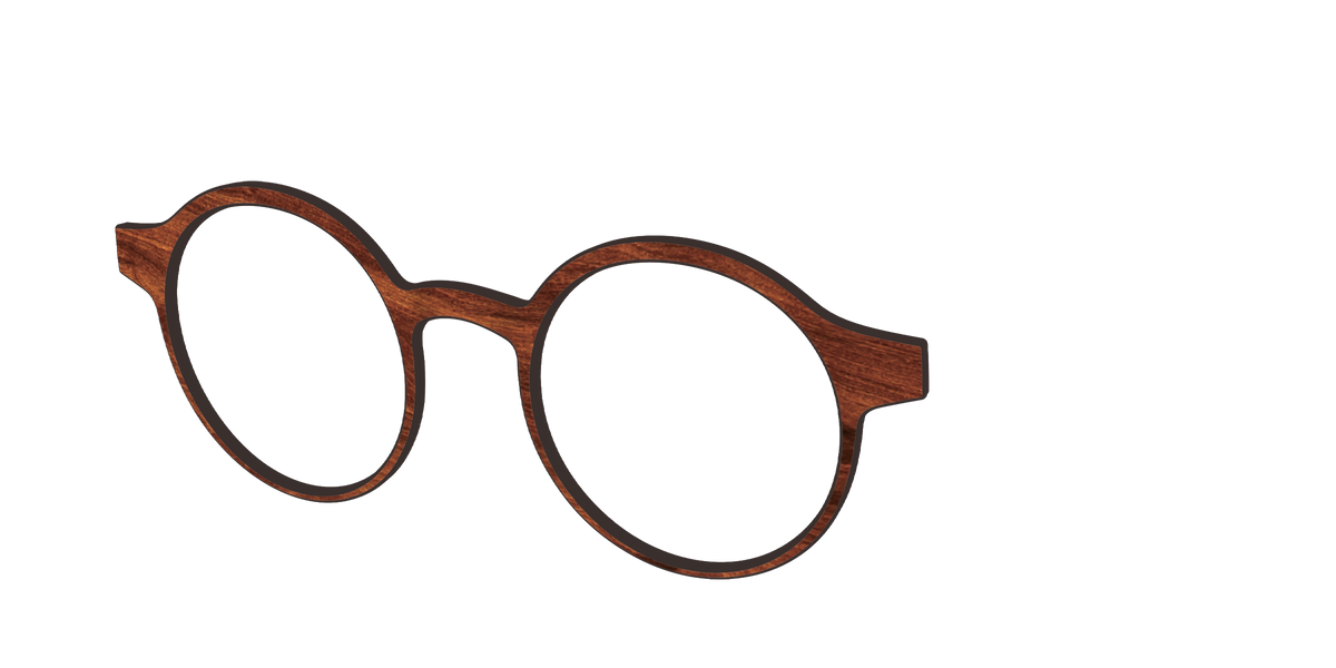 The Woodgrain - Angle Top Image - Pair Eyewear
