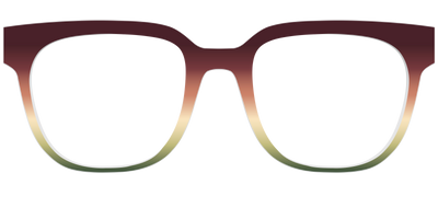 The Acorn to Moss Gradient - Front Top Thumbnail - Pair Eyewear
