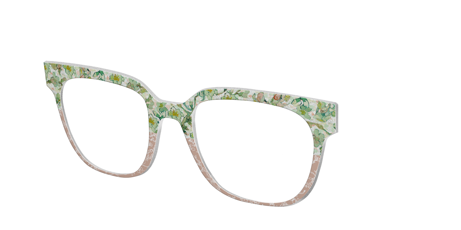 The Almond Blossom Split - Angle Top Image - Pair Eyewear