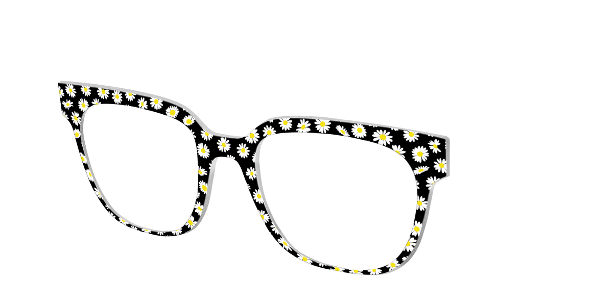 The Black Daisy - Angle Top Image - Pair Eyewear