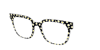 The Black Daisy - Angle Top Thumbnail - Pair Eyewear