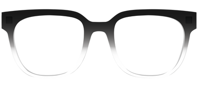 The Black Gradient Crystal - Front Top Thumbnail - Pair Eyewear