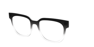 The Black Gradient Crystal - Angle Top Thumbnail - Pair Eyewear