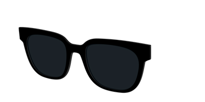 The Non-Polarized Black Sun Top - Angle Top Thumbnail - Pair Eyewear