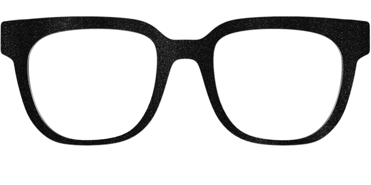 The Black Shimmer - Front Top Image - Pair Eyewear