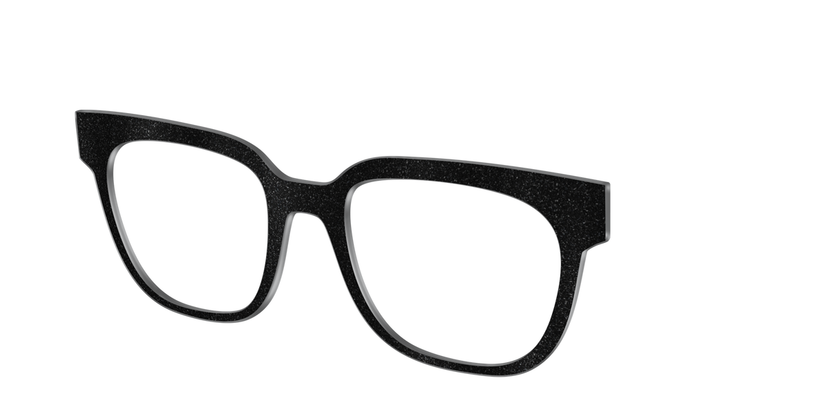 The Black Shimmer - Angle Top Image - Pair Eyewear