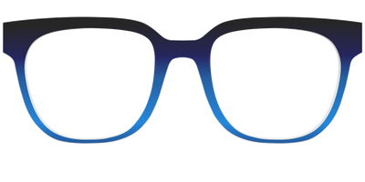 The Black to Blueberry Gradient - Front Top Thumbnail - Pair Eyewear