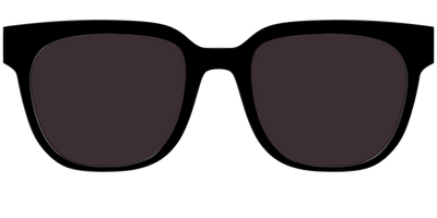 The Black with Urban Explorer Lens - Front Top Thumbnail - Pair Eyewear