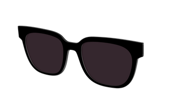 The Black with Urban Explorer Lens - Angle Top Thumbnail - Pair Eyewear