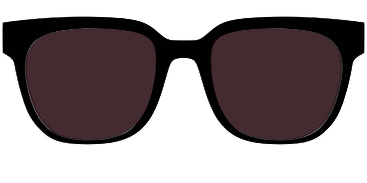 The Black with Water lens - Front Top Image - Pair Eyewear
