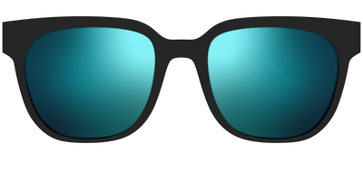 The Polarized Blue Reflective Sun Top - Front Top Thumbnail - Pair Eyewear