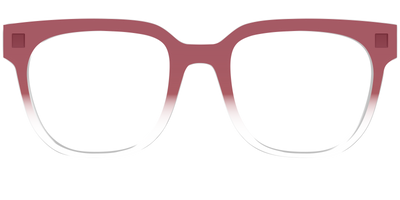 The Burgundy Gradient Crystal - Front Top Thumbnail - Pair Eyewear