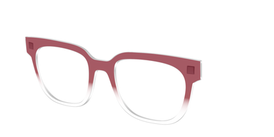 The Burgundy Gradient Crystal - Angle Top Thumbnail - Pair Eyewear