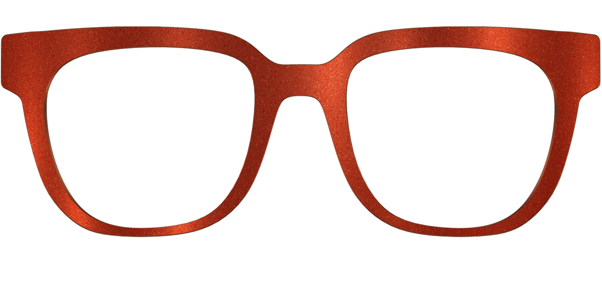 The Burnt Orange Shimmer - Front Top Image - Pair Eyewear