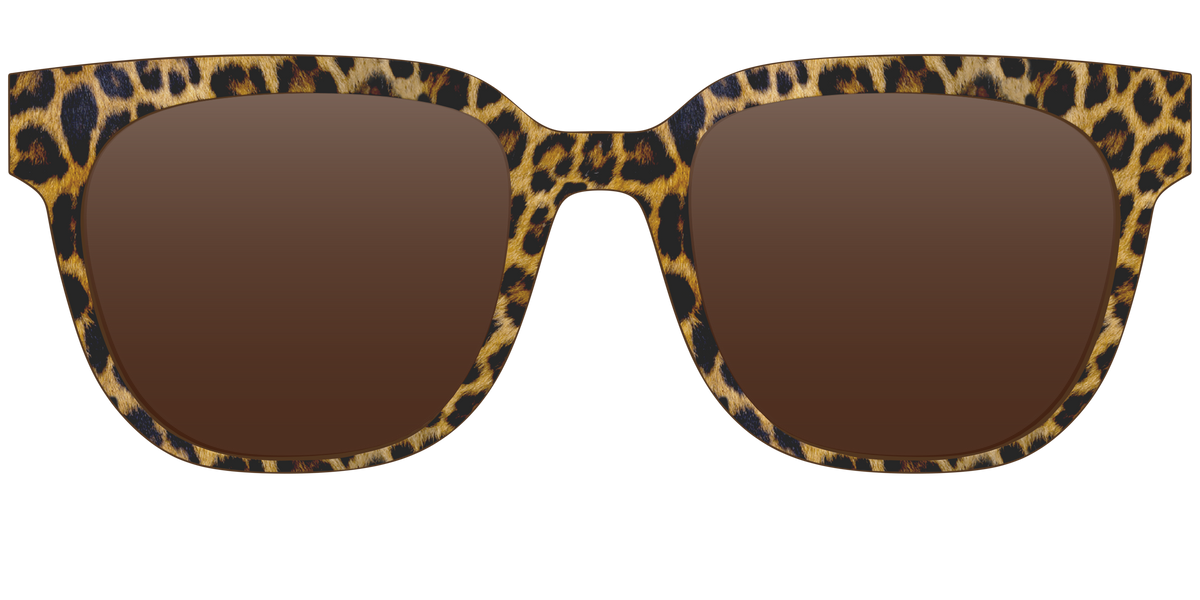 The Polarized Cheetah Spots Sun Top - Front Top Image - Pair Eyewear