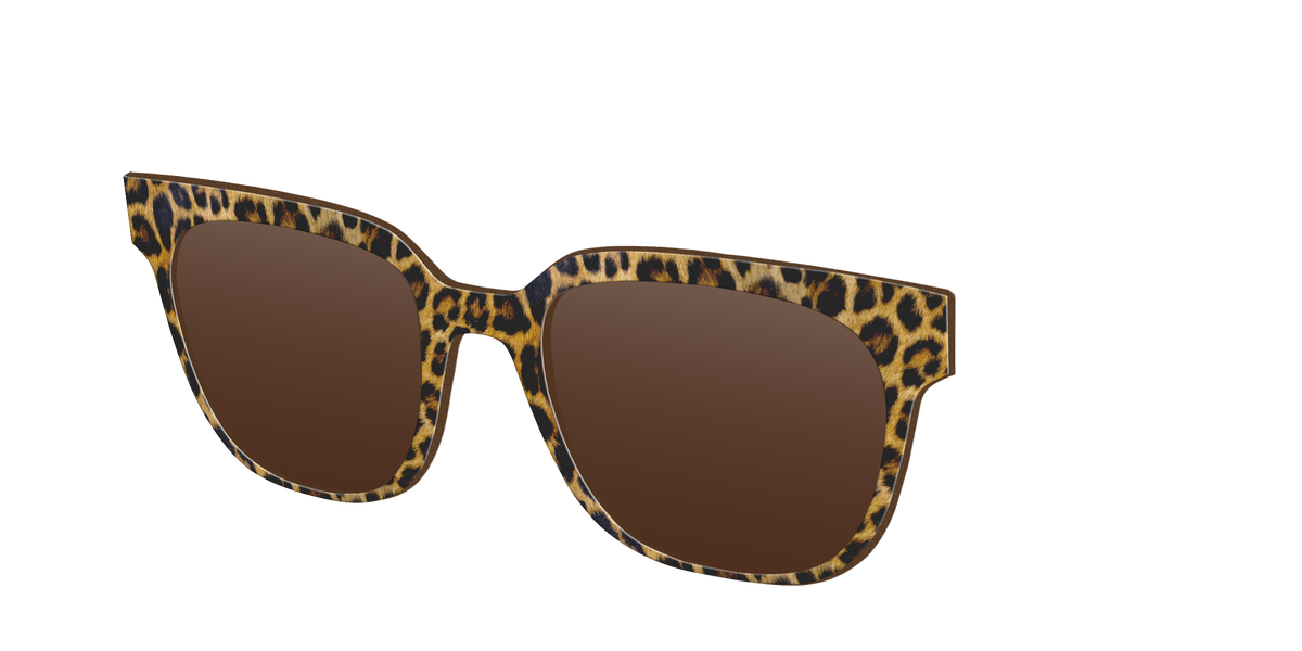The Polarized Cheetah Spots Sun Top - Angle Top Image - Pair Eyewear