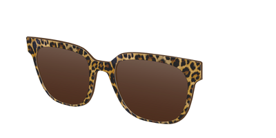 The Polarized Cheetah Spots Sun Top - Angle Top Thumbnail - Pair Eyewear