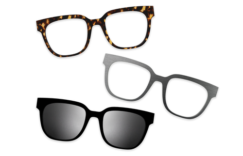 Crystal Clear with Gold Set - Pair Eyewear