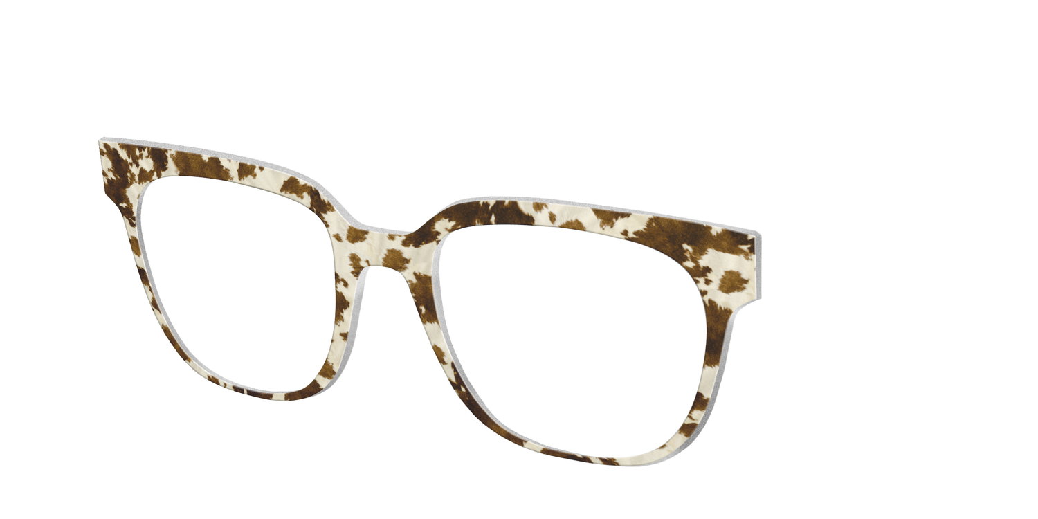 The Cowhide - Angle Top Image - Pair Eyewear