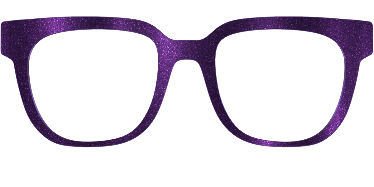 The Deep Purple Shimmer - Front Top Image - Pair Eyewear
