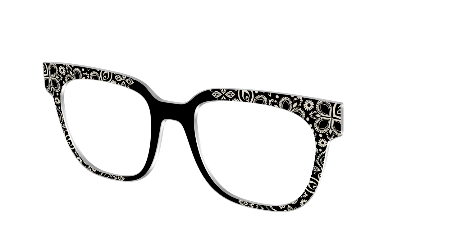 The Ecru Embroidery - Angle Top Image - Pair Eyewear